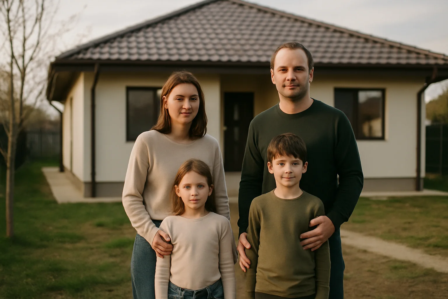 Cum a schimbat o familie apartamentul cu o casă la periferia Bucureștiului