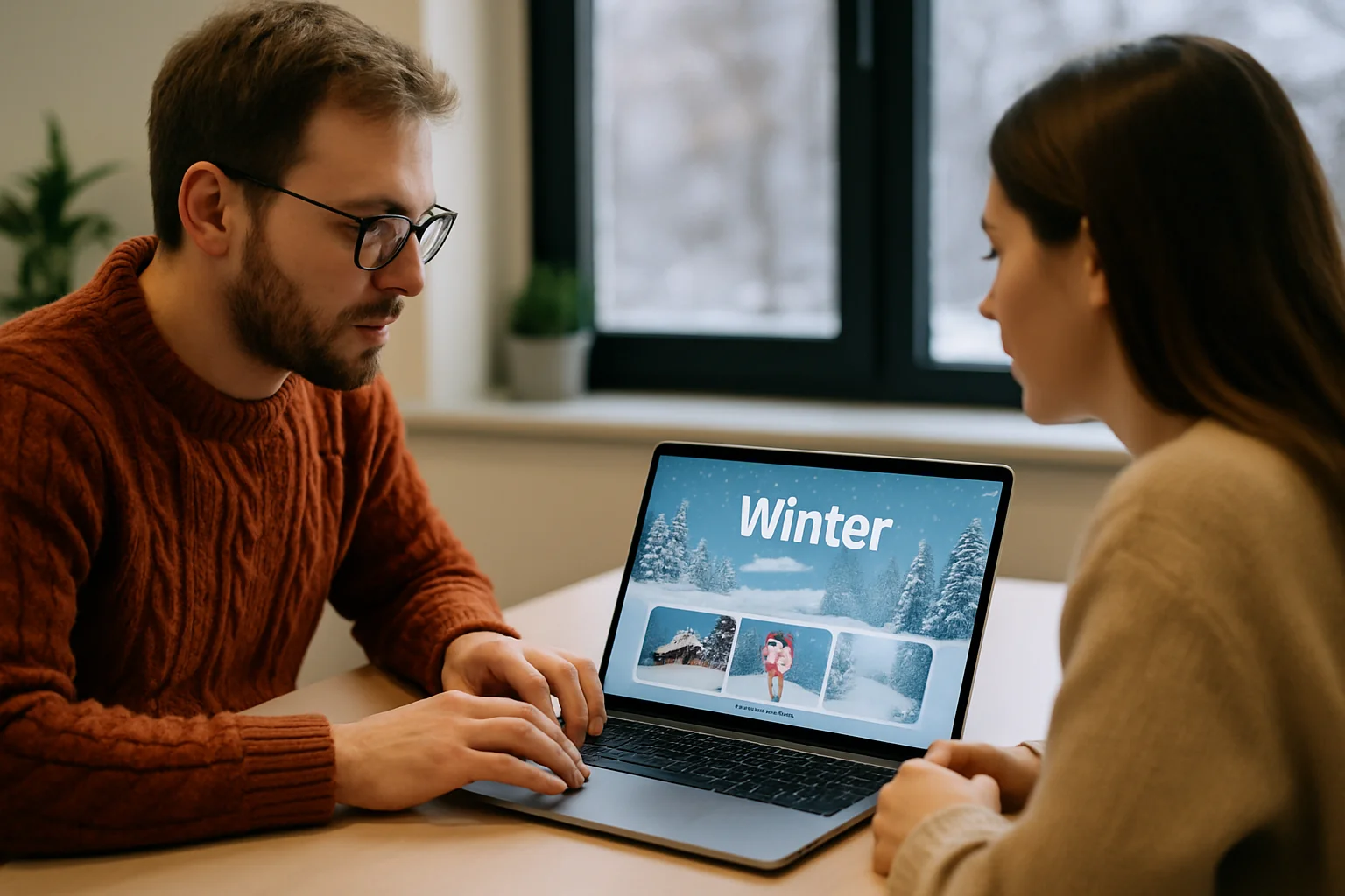 Optimizare conversii pentru landing page-uri cu tematică de iarnă